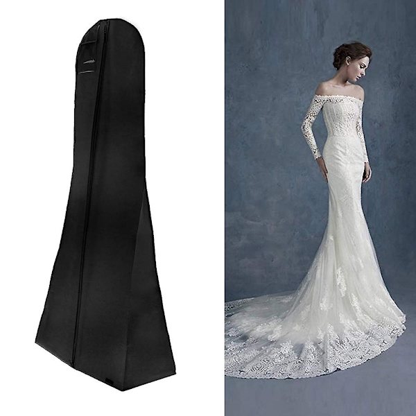 Suuret vaatekassit 180x80x22cm Saver pölytiivis hääpukupussi Black