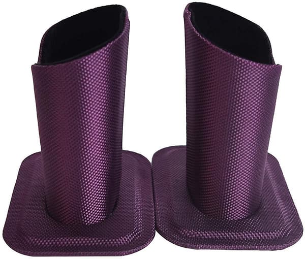 Pakke med 2 bløde plysforet brillestel Purple