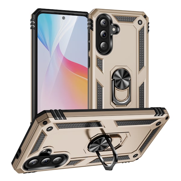 Etui til Samsung Galaxy A26 Stødsikkert med stander, guld