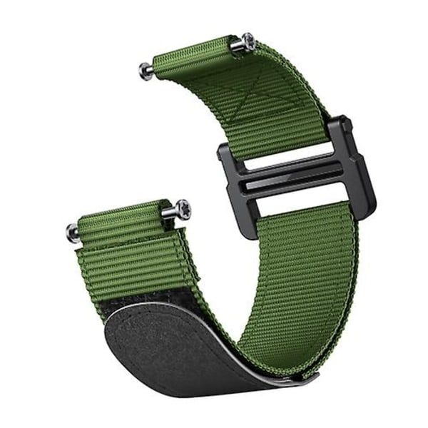 Garmin Forerunner 735xt koukku- ja silmukkakiinnittimeen nylon watch Army Green