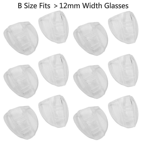 6 par stænksikre sikkerhedsbriller Sideskjolde Klar fleksibel slip-on beskyttelsesskærm Passer til alle størrelser briller B transparent large (4 holes)