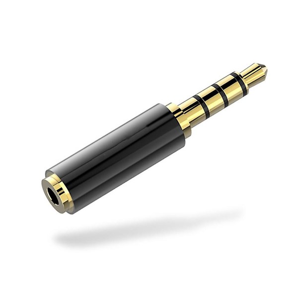 3,5 mm til 2,5 mm lyd stereoadapter Pluggkonverter hodetelefonadapter Bytt