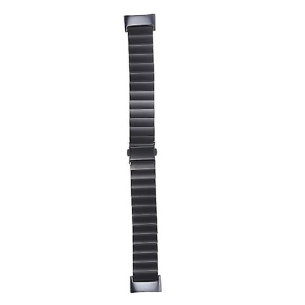 Til Fitbit Charge 5 urrem i stål med én perle Black