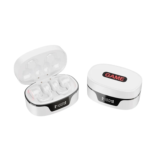 Sande Bluetooth Høretelefoner k24 Øreklips Bluetooth 5.3 med Batteriindikator
