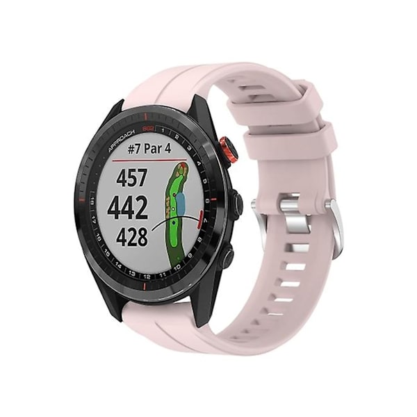 Hihna Garmin Approach S62 22Mm Silikoni Urheilukellohihna Vaaleanpunainen