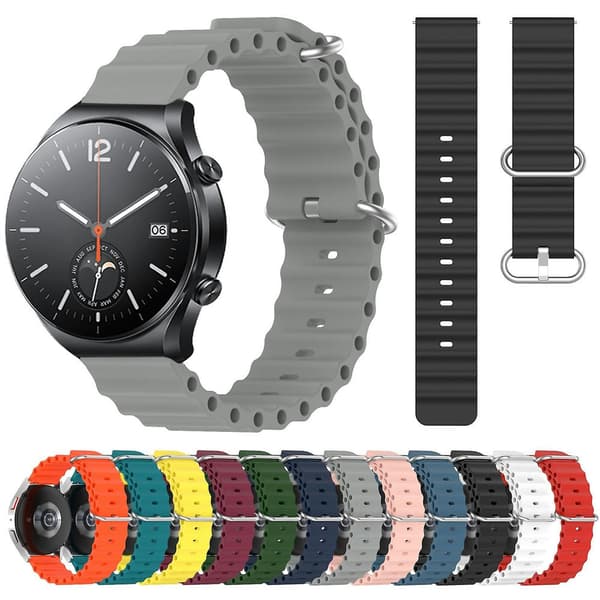 Silikonrem for Xiaomi MI Watch S1 Grey