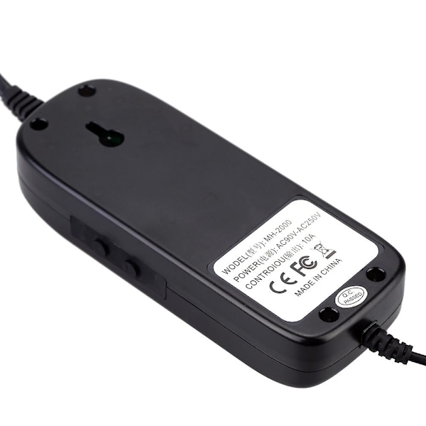 Elektronisk termostat LED digitalt display Opdrætstemperaturkontrol termoelement termostat med stikkontakt AC 90v250v EU Plug