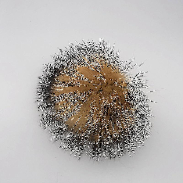 Hatut Käsintehty todella suuri hiuspallo turkishousu soljella Raccoon fur 15cm