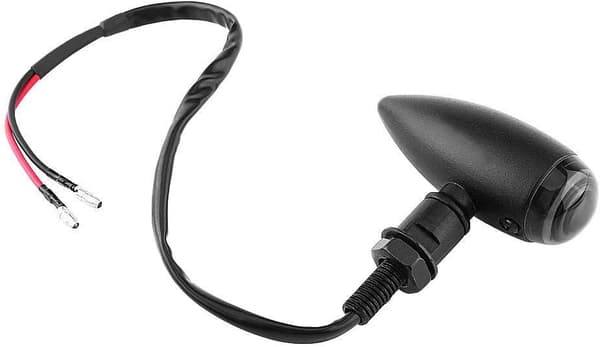 Motorcykel Blinklys Indikatorlys Lampe Sort