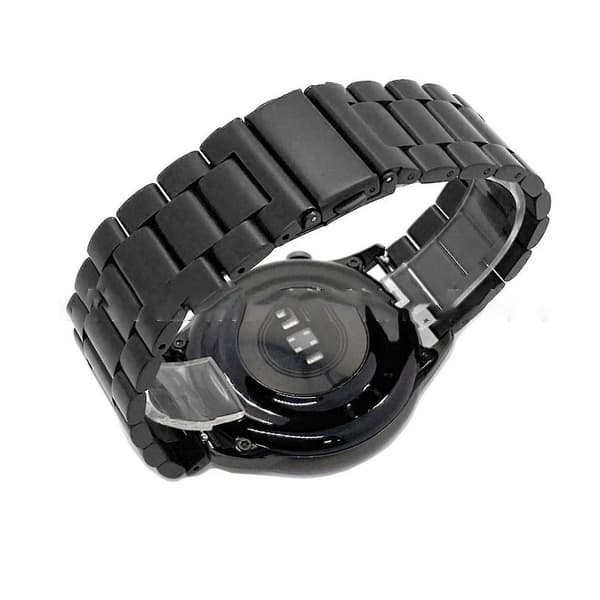 Justerbar rustfrit stålrem til Garmin Venu 2 Plus ur Black