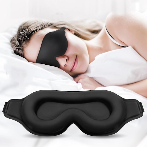 Maske De Nuit, Masque De Sommeil, Cache Yeux Pour Dormir, 3d Masques De Sommeil, Bandeau Yeux Sommeil Hommes Et Femmes, Doux Occultant Masque Nuit, V