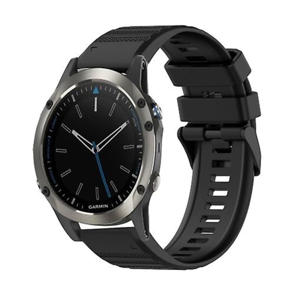 Garmin Quatix 5 22 mm vaakasuora rakenne watch ranneke irrotustyökalulla Black