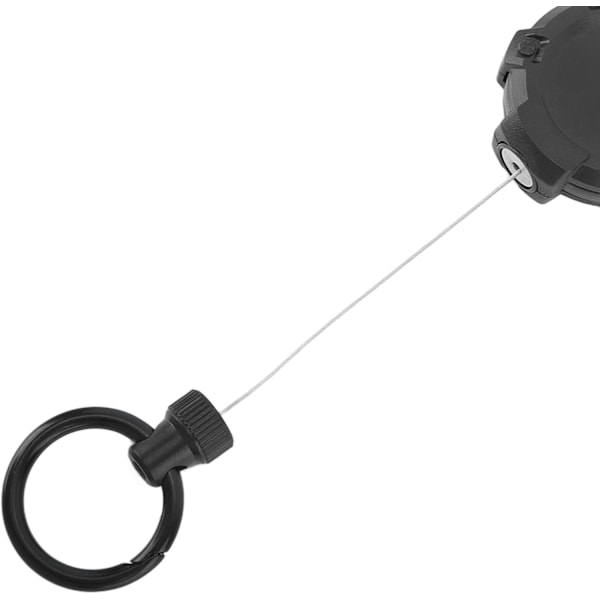 Ritoeasy sports magnetisk nøglering med udtræk, rustfrit stål, rektangulær, magnetisk, nøglering med udtræk, wire, let at trække