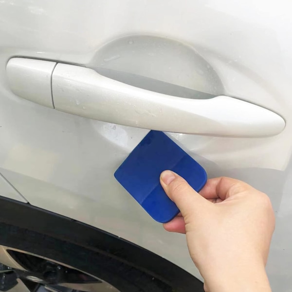 1 Squeegee-set för bil. Mjuk TPU liten squeegee, reporfri