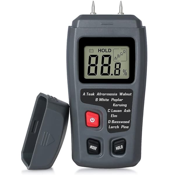 Kädessä pidettävä puun kosteusmittari Lcd-kosteusmittari