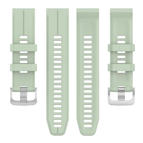 For Garmin Descent G1 / Forerunner 745/945/935 / Approach S62 ensfarget silikonklokkerem Mint Green