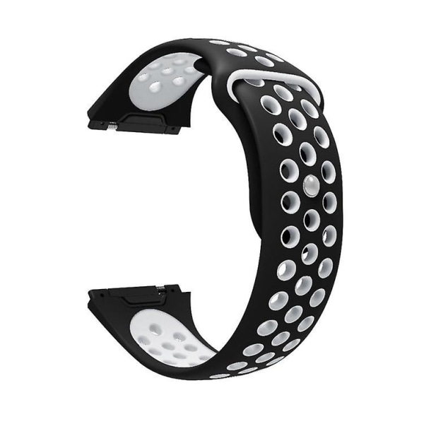 För Fitbit Ionic andningsbart tvåfärgat watch Black White