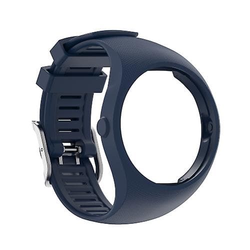 For Polar M200 Texture Silicone Watch Band, One Size Blue