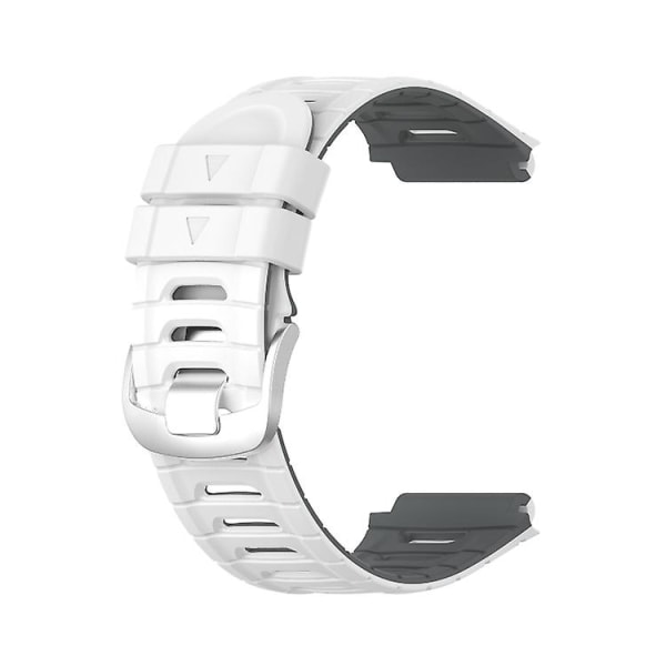 Til Garmin Forerunner 920xt tofarvet stålspændeurrem White-Dark Grey