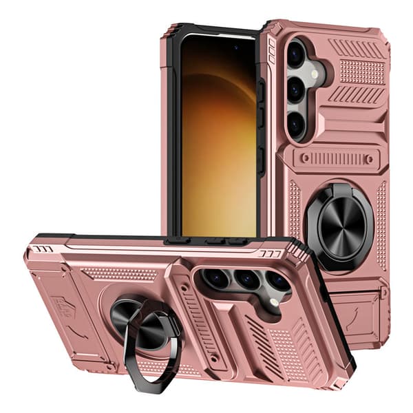 Etui til Samsung Galaxy A14 Fallsikker, Rosegull