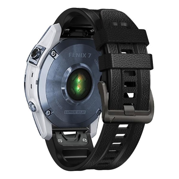 För Garmin Fenix ​​7 Quick Release Watch Black