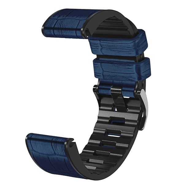 Garmin Fenix ​​7/6/5 Crocodile Texture watch Blue