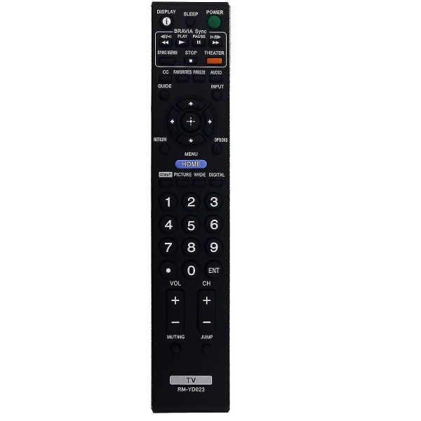 -yd023 Replace Remote For Lcd Led Tv Hdtv -32vl140 -32xbr6 -37xbr6 -40v4100 -40v4150