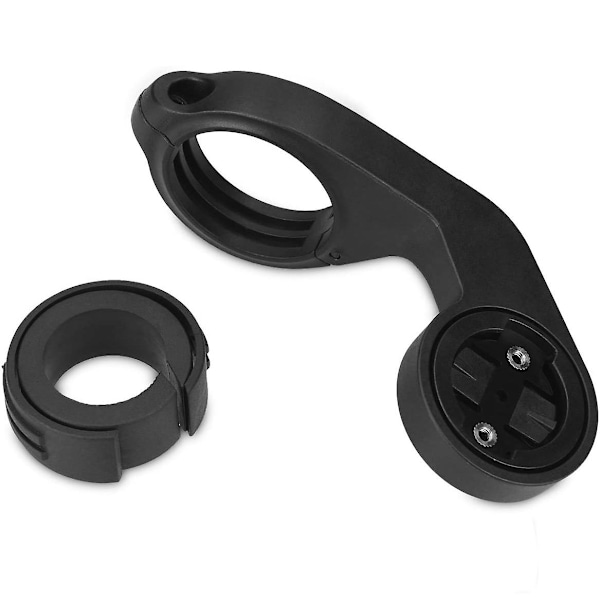 Cykelhållare kompatibel med Garmin Edge - GPS-cykelcomputerstyrfäste i svart