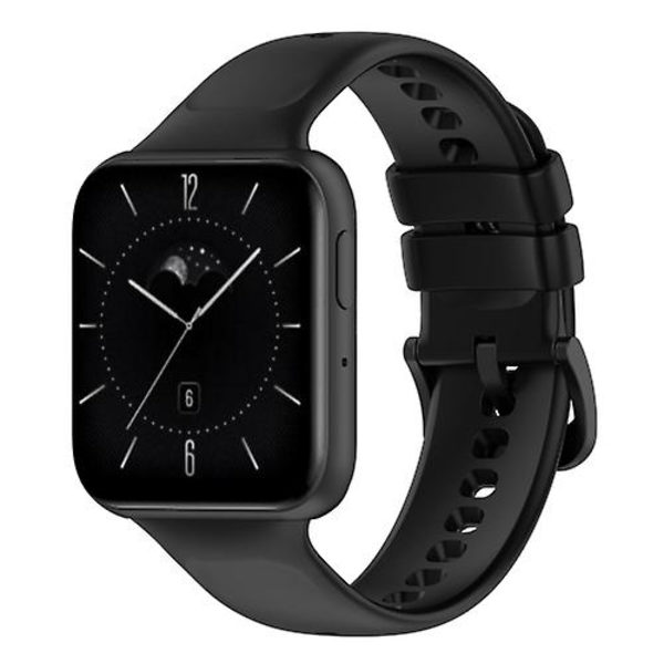 Til Oppo Watch 3 Soft Silicone Watch Band Black
