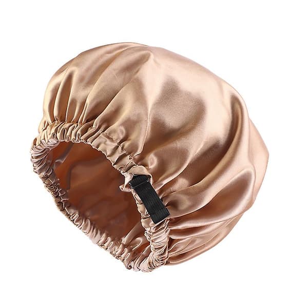 Hårhette for sovehøretøy Bonnet Hodeplagg Hodeinnpakning Turbaner for kvinner Black