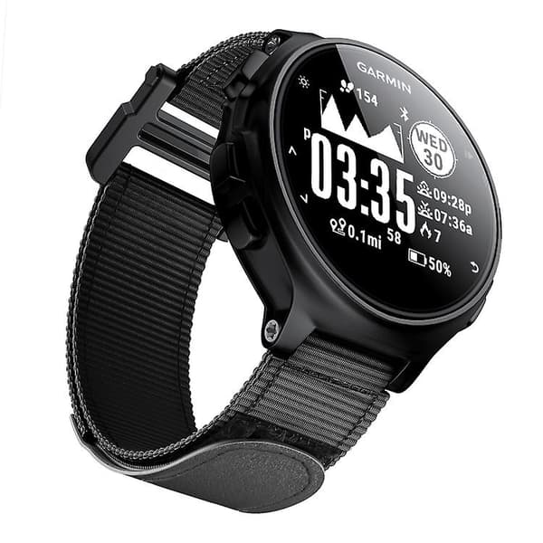För Garmin Forerunner 735xt Watch med krok och nylon Black