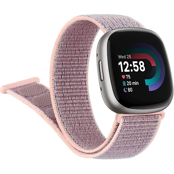 2 Remmer til Fitbit Versa 3 - Myke Justerbare Erstatningsarmbånd