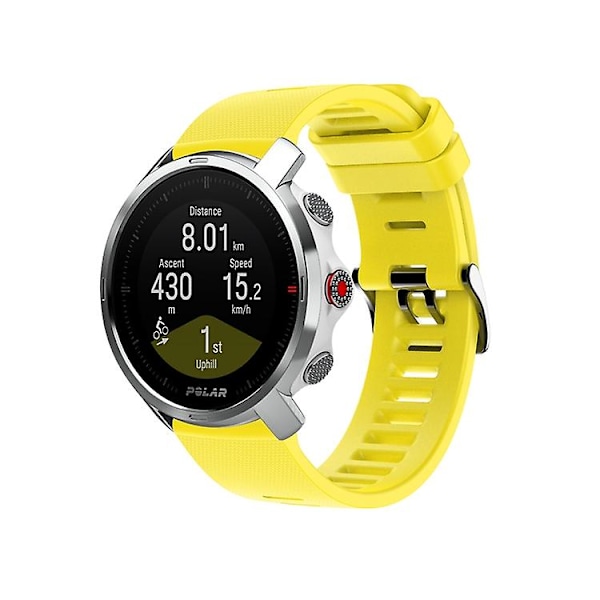 Til Polar Grit X Silicone Official Buckle Watch Band Yellow