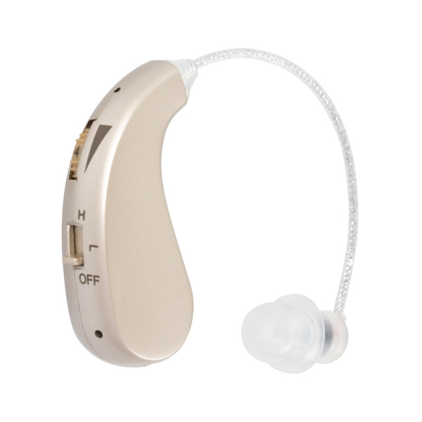 Høreapparat Audiphones Lydforstærker Høreapparat Genopladeligt Stealth Ge-t18 golden