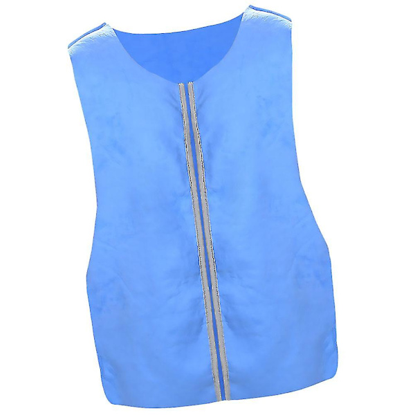 Cool Tøj Kølevest Isvest til udendørs sommer (himmelblå)