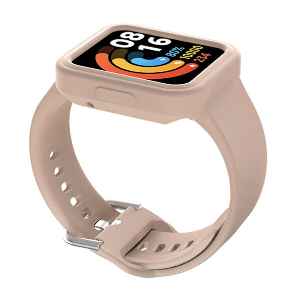 Silikonihihna Xiaomi Redmi Watch / Watch Lite -kellolle Cherry Pink