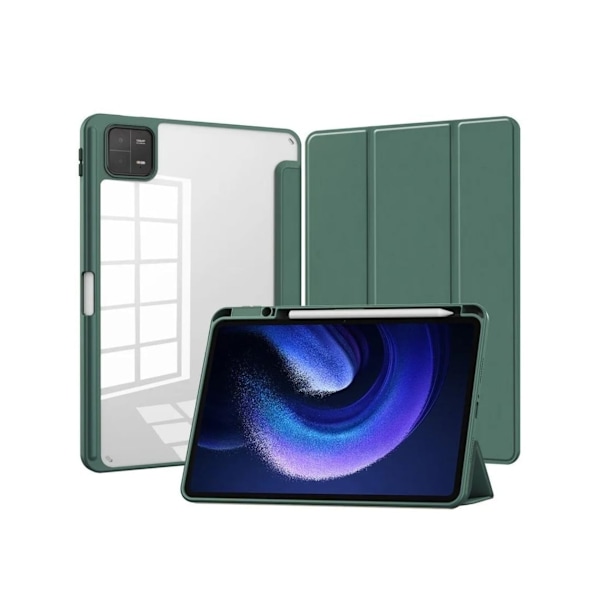 Crystal Folio Cover til Redmi Pad Se 11 2023 Grøn