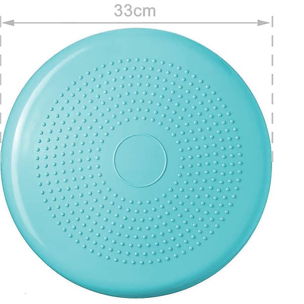 Bollformad sittkudde, pump 33 cm diameter, balansdyna, bollkudde Blue