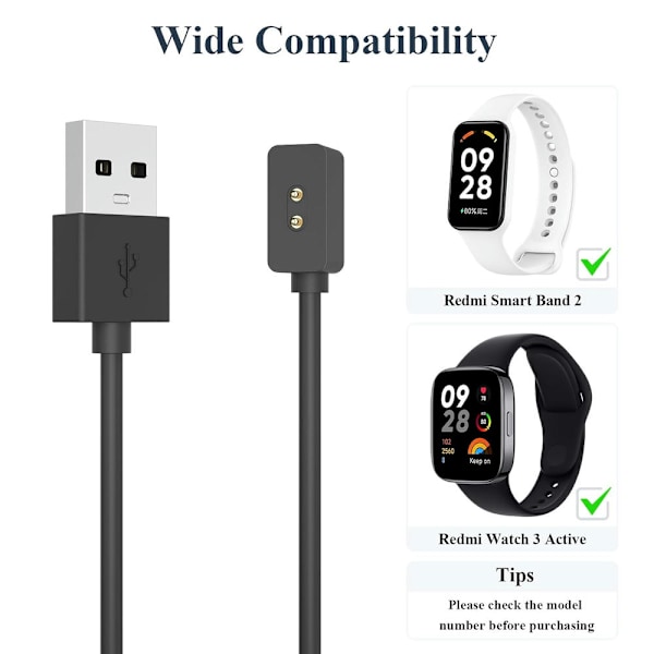 Oplader til Xiaomi Redmi Watch 3 Let Laderetui