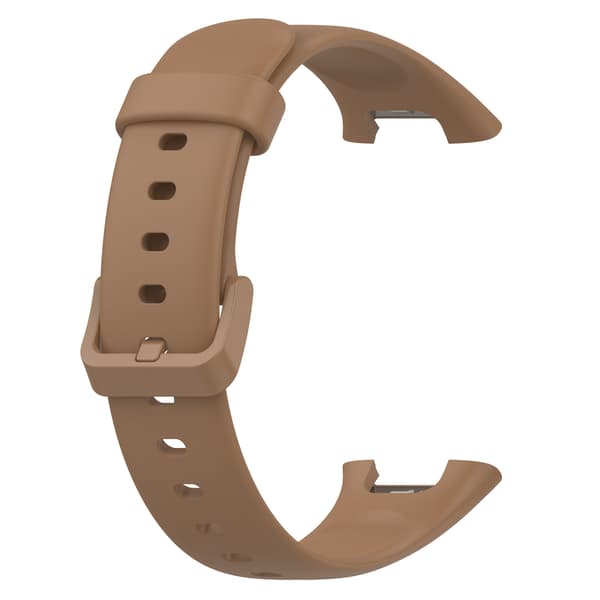 Stropp for Xiaomi Band 7 Pro, ensfarget silikonstropp (brun)