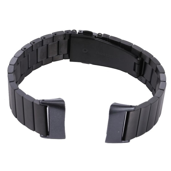 För Fitbit Charge 5 watch i stål med en pärla Black