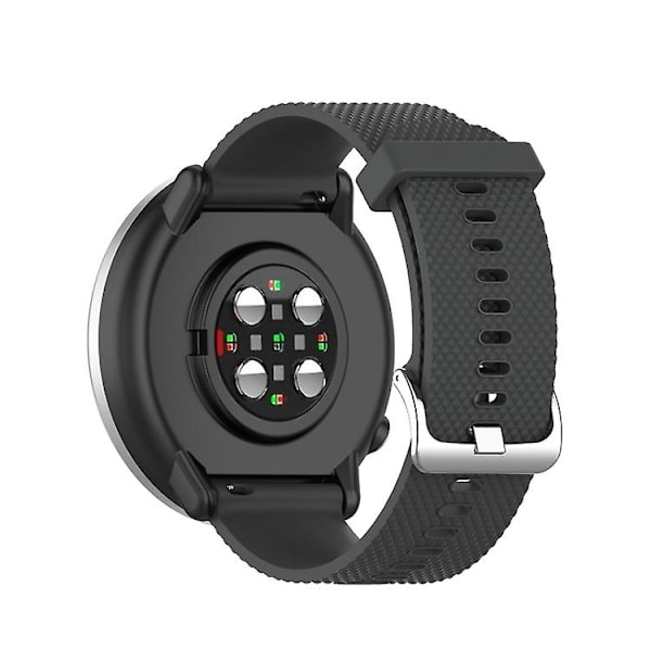 Til Polar Ignite Fashion Textured Silicone Replacement Watch Band Grey