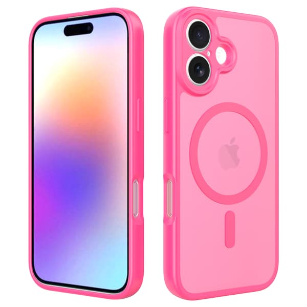 Magsafe-kotelo iPhone 17:lle, ruusunpunainen