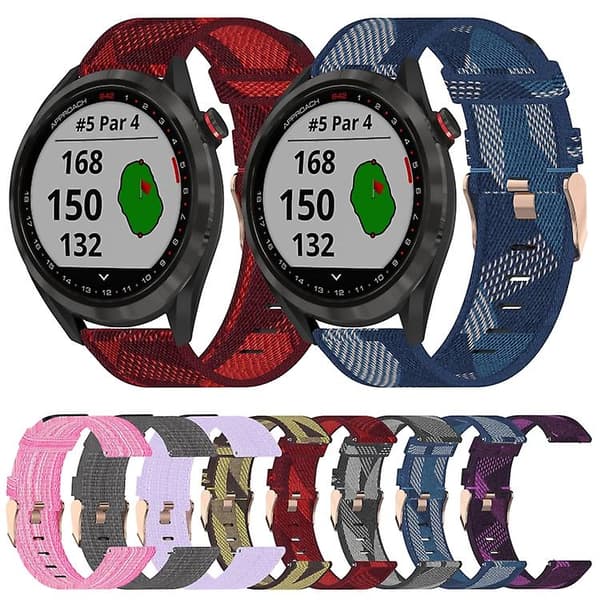 Garmin Approach S40 20 mm: nylon kudottu watch Pink