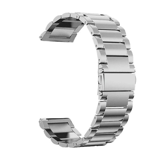 22mm Trefärgad metallarmband med silverfällbart spänne till din Huawei Watch Gt/Honor Watch Magic