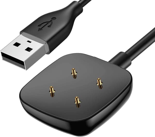 Lader for Fitbit Sense/versa 4 - 2-pakning