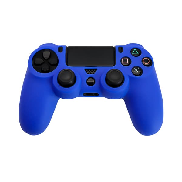 Silikonikotelo PS4-ohjaimelle (tumman sininen)