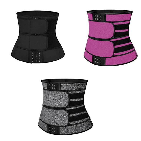 Midjetränare i neopren, svettformare, bandageomslag, ländryggsbälte, kroppsskulpterare Rose Red S