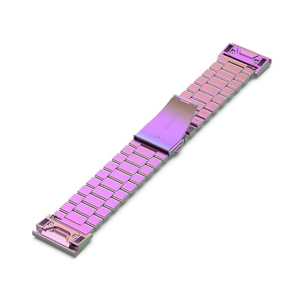 For Garmin Fenix ​​5 klokkerem i rustfritt stål Colorful