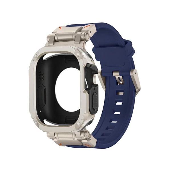360 Dekselpakke for Adventurer Reim Apple Watch Series 6 44mm Blå og Titan